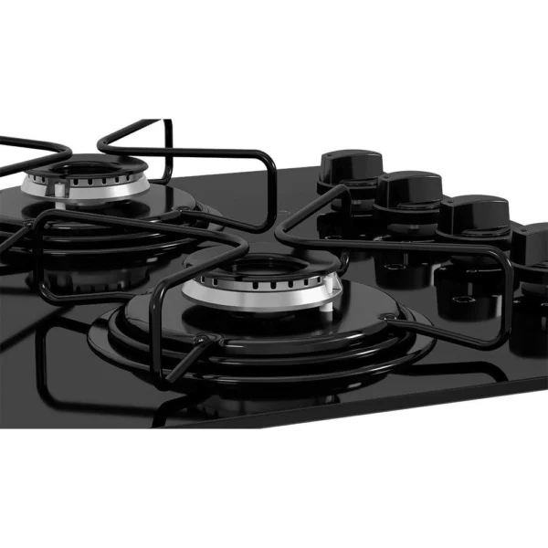 Cooktop a Gás 5 Bocas Itatiaia Essencial, Mesa de Vidro Temperado, Preto, Bivolt - Image 5