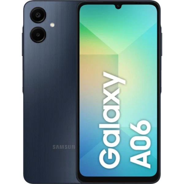 Smartphone Samsung Galaxy A06 128GB 4GB RAM Tela 6,7" Câmera Traseira 50 + 2MP Frontal 8MP Azul Escuro