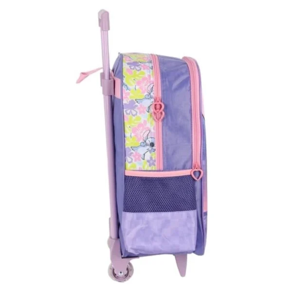 Kit Mochila Infantil Lilo e Stitch Rosa Rodinhas Grande - Image 3